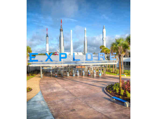 Four admission tickets to the Kennedy Space Center