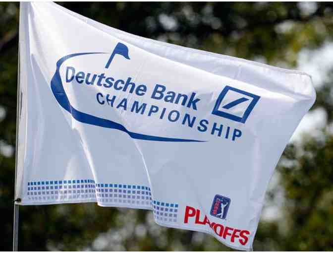 2014 Deutsche Bank Championship Autographed Pin Flag