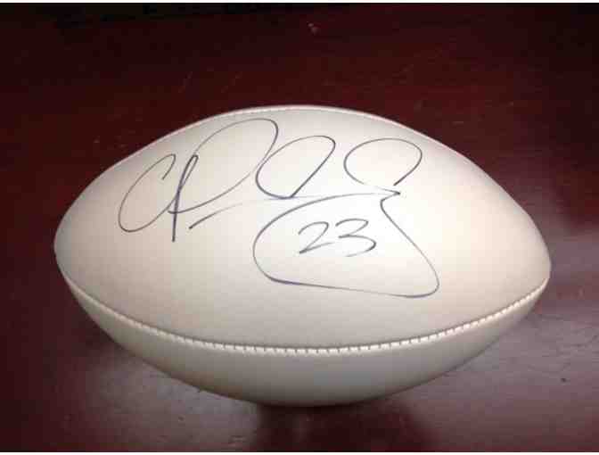 Patrick Chung Autographed Football