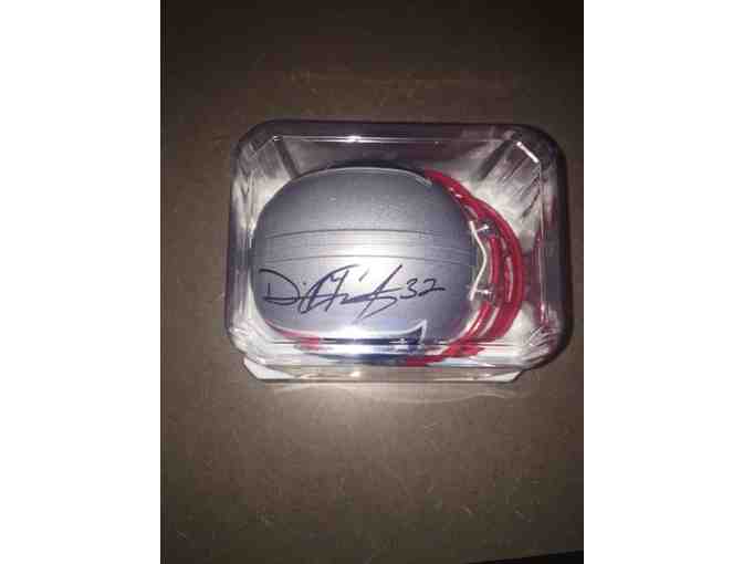 Devin McCourty Autographed Mini Helmet