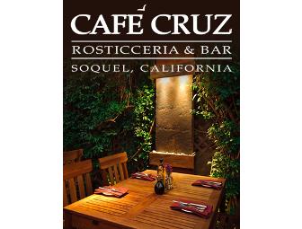 Cafe Cruz $50 Gift Certificate