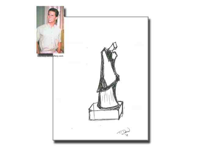 Doodle created by Actor, Film Producer, Director and  Sculptor Tony Dow.