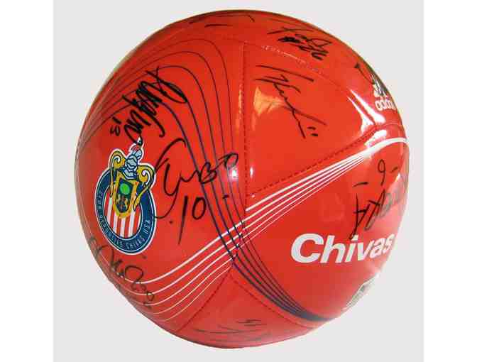 New Chivas USA Team 2013 Signed Soccer Ball.