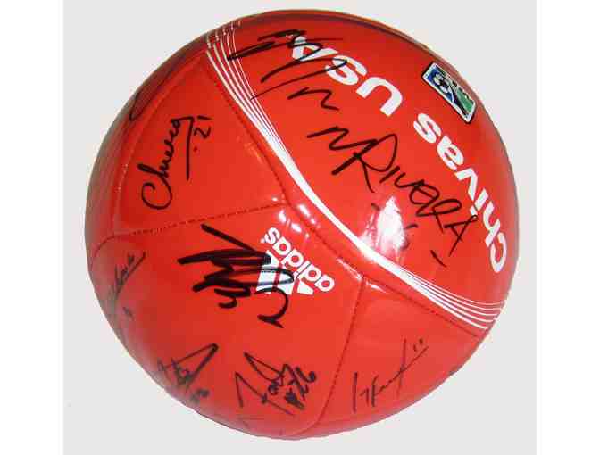 New Chivas USA Team 2013 Signed Soccer Ball.