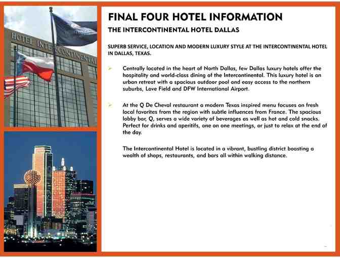 2014 Final Four Package for Two People