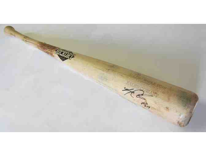 Broken Bat, signed by 3rd Baseman Kaleb Cowart
