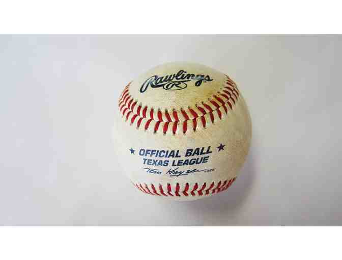Game-used signed baseball from Randal Grichuk