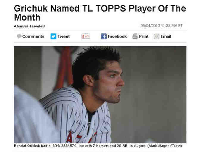 Batting Gloves, Used by Randal Grichuk