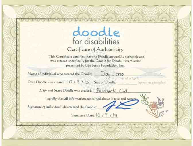 Doodle from Jay Leno