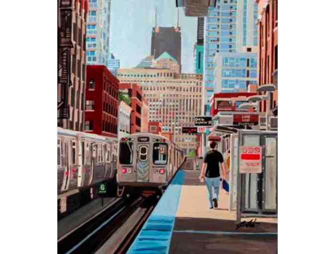 Josh Moulton - Framed 'On The Platform' Print