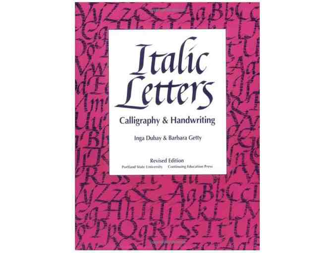 Italic Letters Calligraphy/Handwriting Getty Dubay