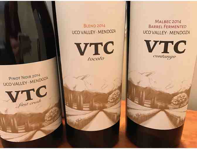 3 Bottles of Wine - VTC Vineyards: Malbec, Pinot  Noir and Blend