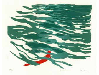 Sherry Buckner: 'Gold Fish' silkscreen print