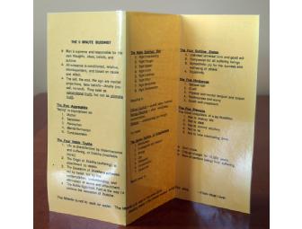 Harold Ramis' 'Five-Minute Buddhist' Fold-out Primer