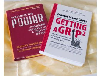 Frances Moore Lappe's 'You Have the Power' & 'Getting a Grip 2', Signed