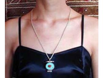 Himalayan Traders: Turquoise Oval Ghau Prayer Box