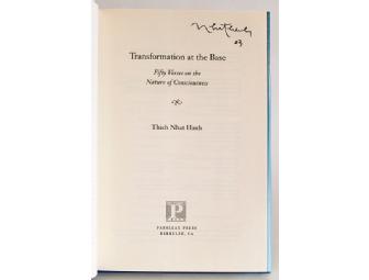 Parallax Press: Thich Nhat Hanh's signed 'Transformation at the Base'