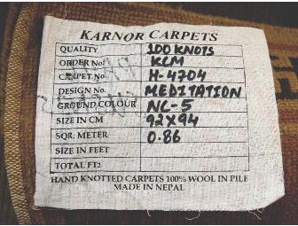 Tibetan Carpets: Meditation-sized Handcrafted Rug