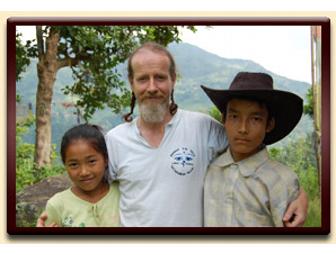 Pink Lotus Thangka and Dharma: Lapis Lazuli Prayer Mala