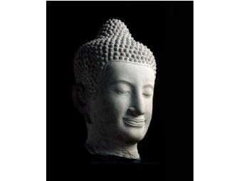 Shambhala Sun Foundation: Head of a colossal Buddha Print