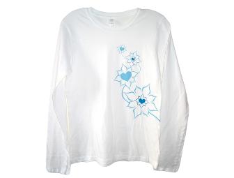 The First Move: 'Heart Lotus' Long Sleeve T-Shirt
