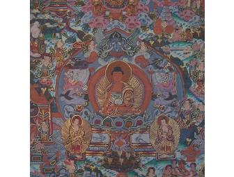 Himalayan Traders: 'Life of the Buddha' Tibetan Thangka