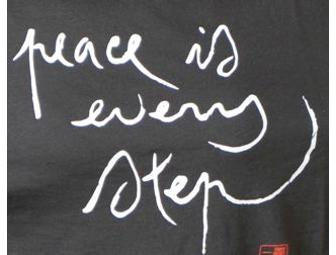 Thich Nhat Hanh and Blue Cliff Monastery's 'Peace is every step' T-shirt
