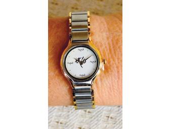 Blue Cliff Monastery's Thich Nhat Hanh-inspired 'It's Now' Gold and Silver Womens Watch