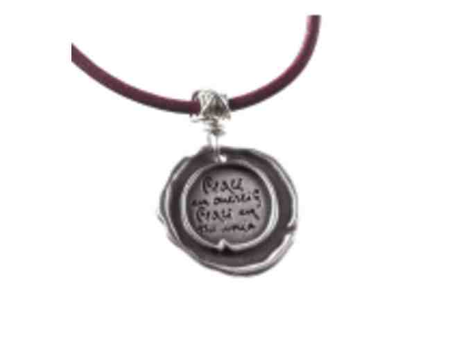 Thich Nhat Hanh: 'Peace in oneself' Necklace Created by The Barber's Daughters