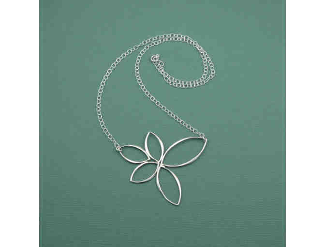 The Zen Muse: Floating Lotus Necklace