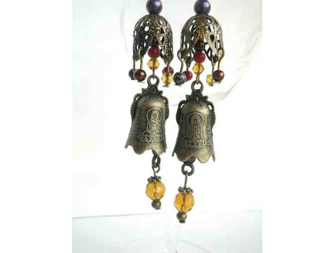 Bohemia1973: Vintage-Style 'Buddha Bells' Earrings