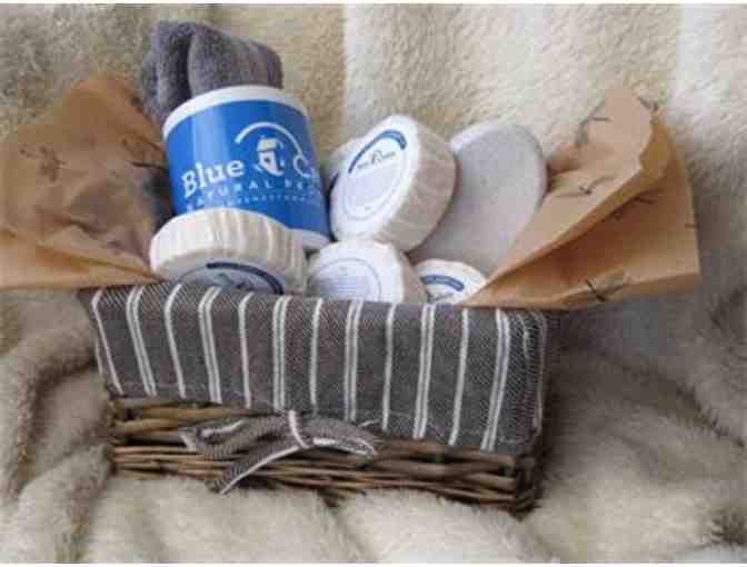Blue Cabin Natural Products: Gift Basket of Handmade Soaps and Accessories