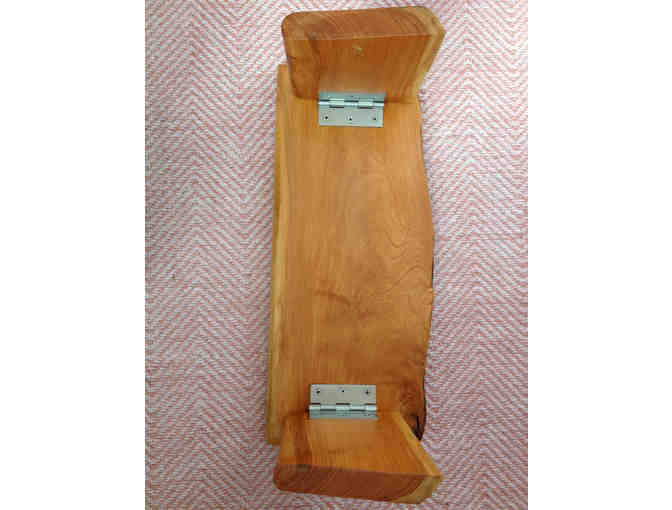 Polestar: Hinoki Cypress Folding Meditation Bench
