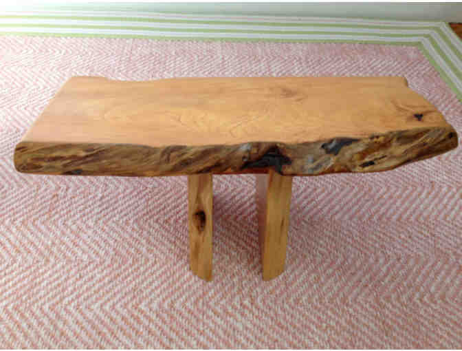 Polestar: Fixed-Leg Hinoki Cypress Meditation Bench