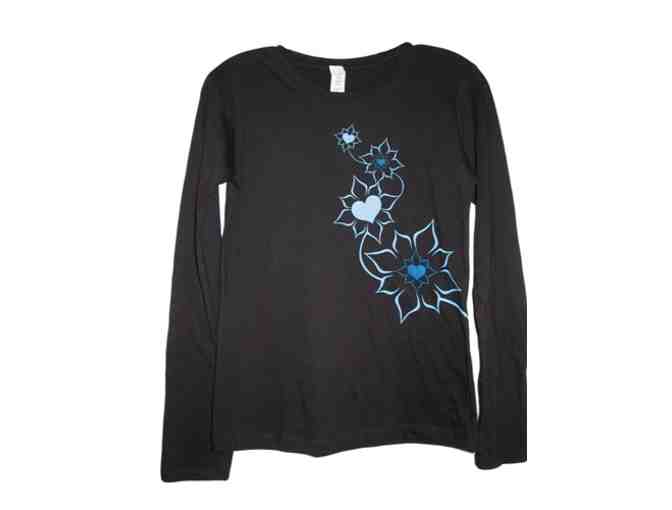 The First Move: 'Heart Lotus' Long Sleeve T-Shirt