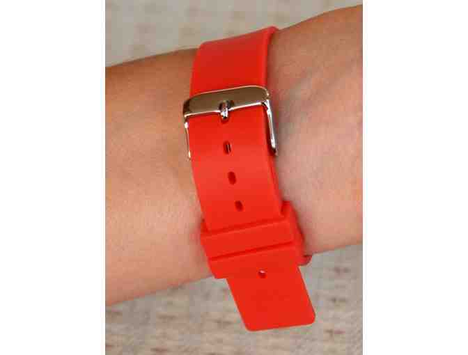 Blue Cliff Monastery: Thich Nhat Hanh-inspired 'It's Now' Watch with Red Jelly Strap