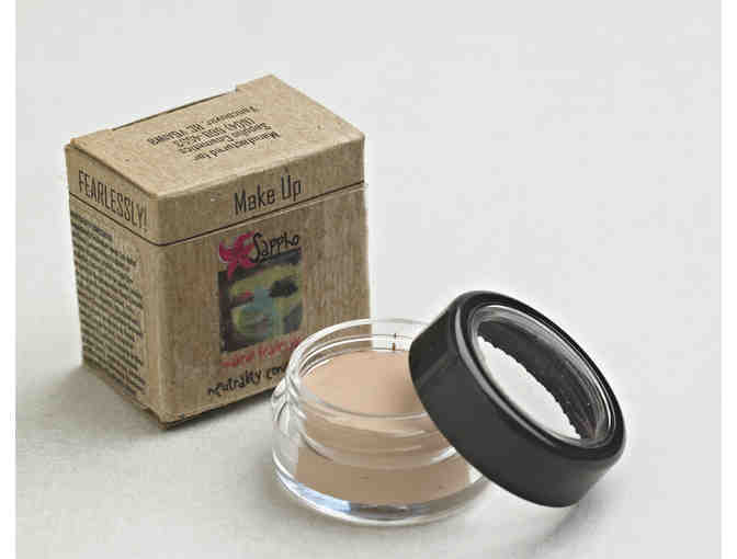 Sappho Organic Cosmetics: Concealer, Blush, Powder, and Brush Set