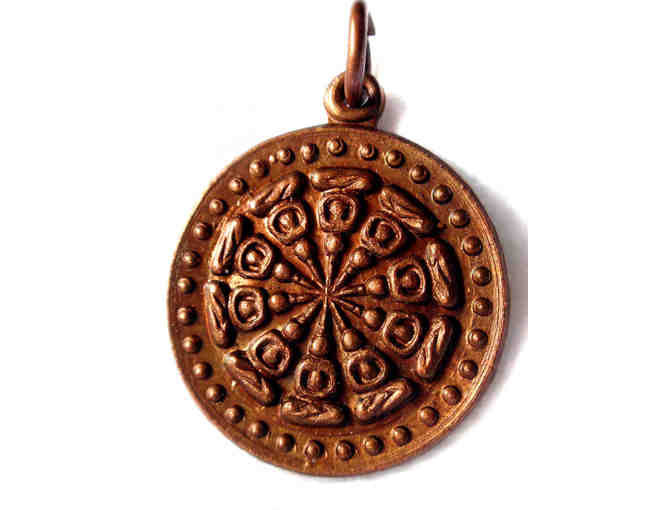 Lotus and Lace Boutique: 'Buddha Dharma Wheel' Necklace
