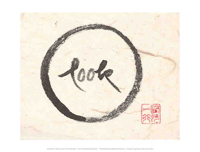 Thich Nhat Hanh: Large 'Look ' Print