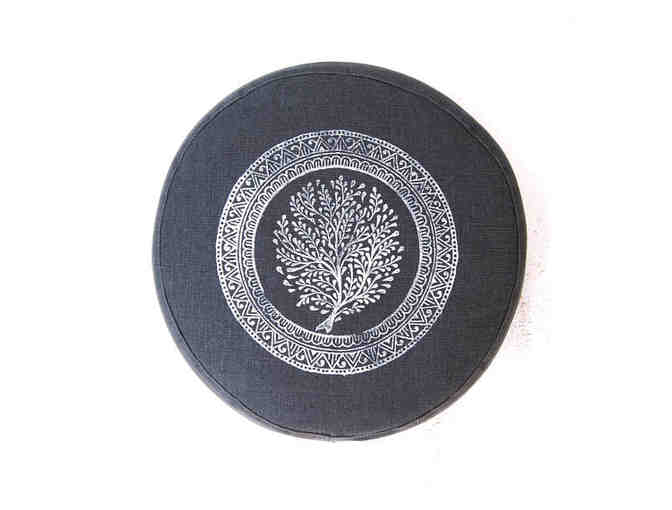Pure Prana Label: 'Tree of Life' Organic Meditation Cushion