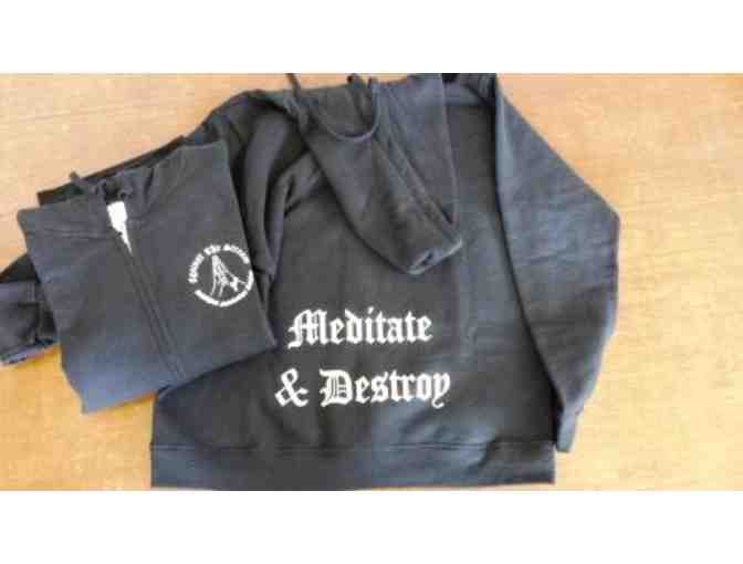 Against the Stream: 'Meditate and Destroy' Hoodie