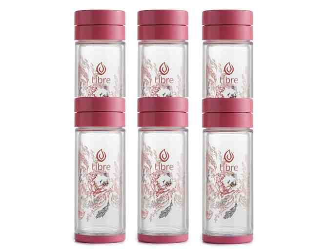 Libre: 'Garden Dance Pink' Six-Piece Tea Infuser Giftset
