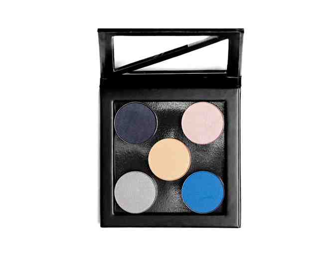 Sappho Organic Cosmetics: Blush and Eye Shadow Compact with Brush Set