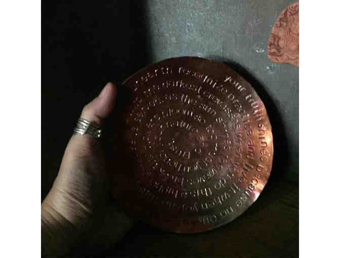 mary jane dodd: 'your truth shines' Raw Copper Offering Bowl