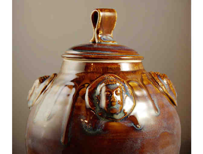 DirtWorks Ceramics: Buddha Jar with Lid