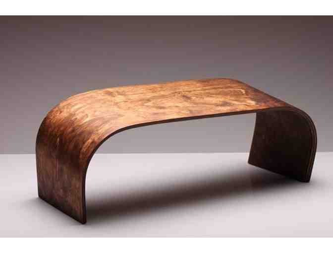 ZenWorkPlace: Hand Crafted Meditation Bench in Dark Wood