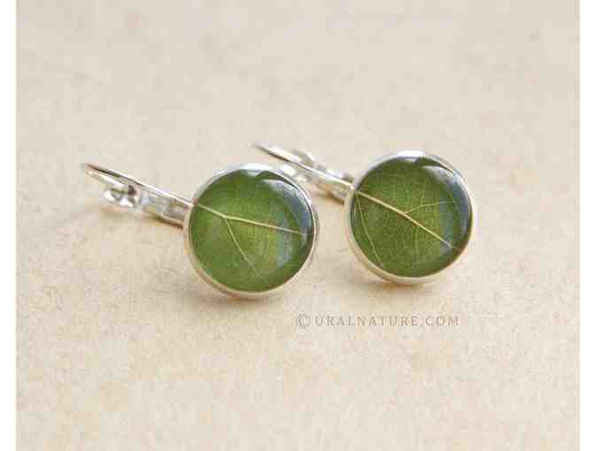 Ural Nature: Real Leaf Earrings