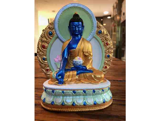Roberta Raine:  Hand-Painted Medicine Buddha Tsa Tsa