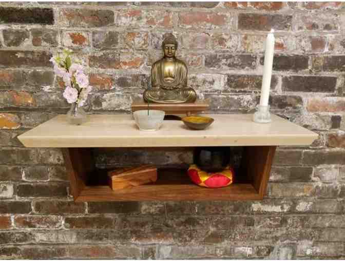 ZenWoodwerks: Maple and Walnut Hanging Buddhist Altar