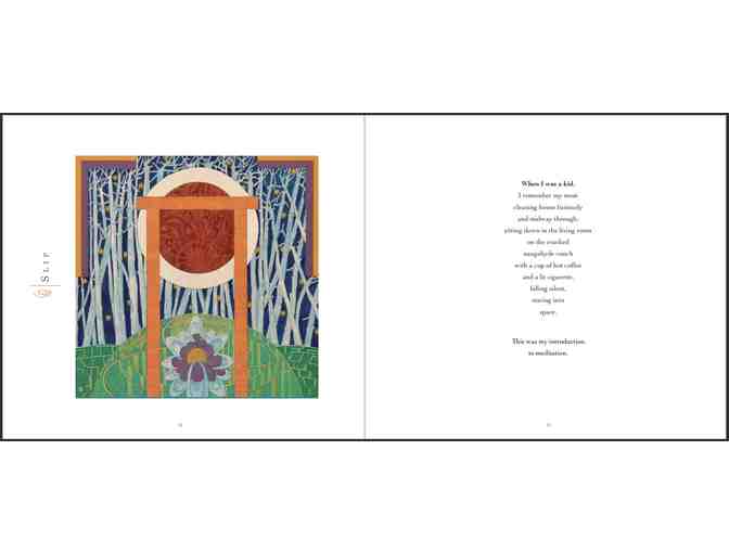 Mill Studio Press: Signed 'We Sit: Paintings by Marley Kaul, Poems by Taiju Geri Wilimek'